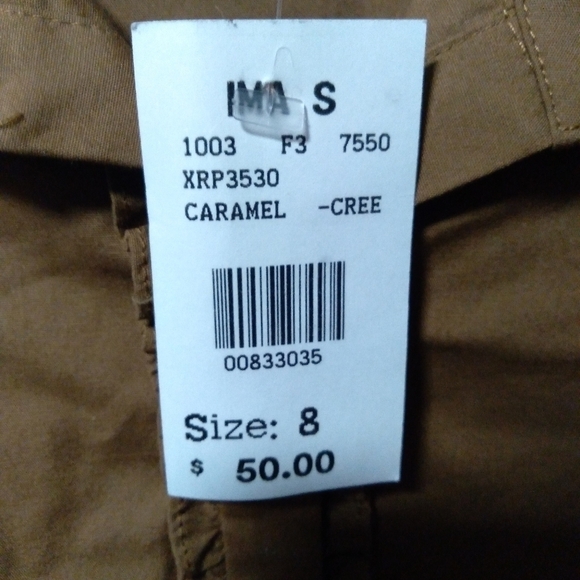 rafaelia brown button down blouse. Size 8 - Picture 3 of 6